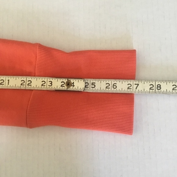 Prairie UNDERGROUND orange hooded zippered cardigan SMALL - Picture 12 of 14